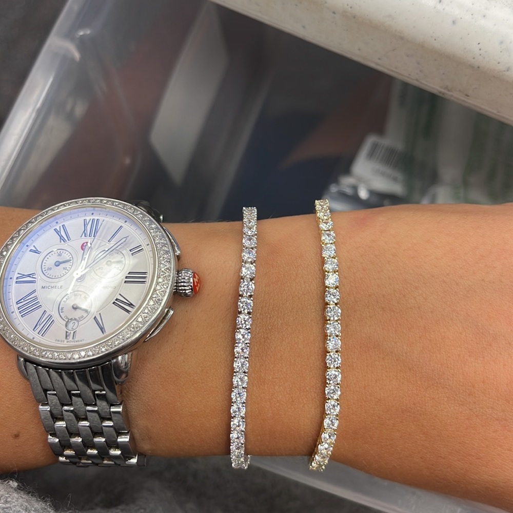 3mm  tennis braclet - Picture 2 of 7